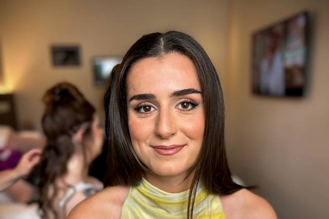 Glam makeup