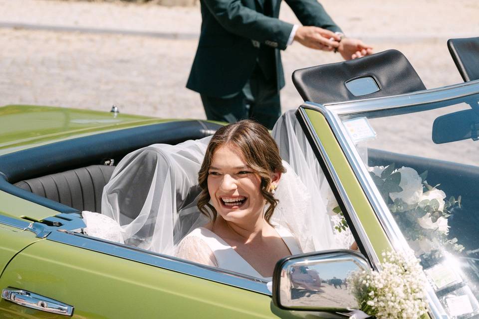 Here comes the bride