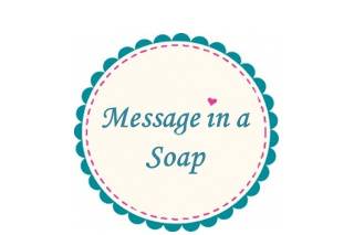 Message in a soap logo