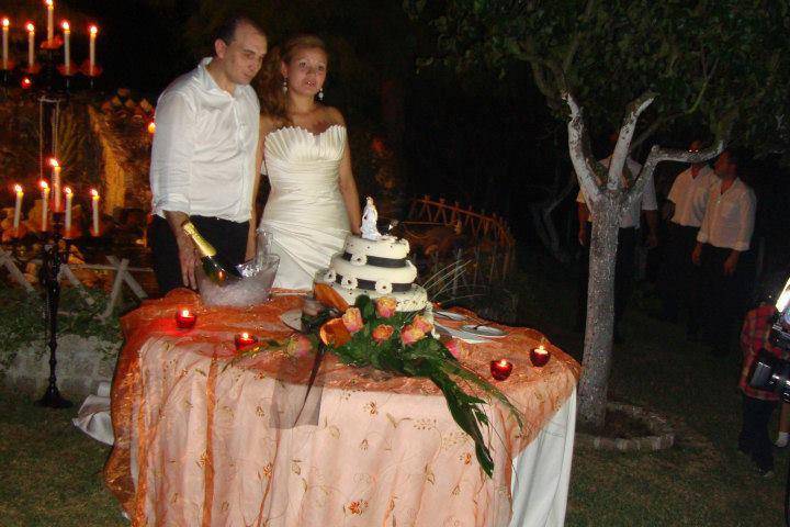 Corte bolo de noiva