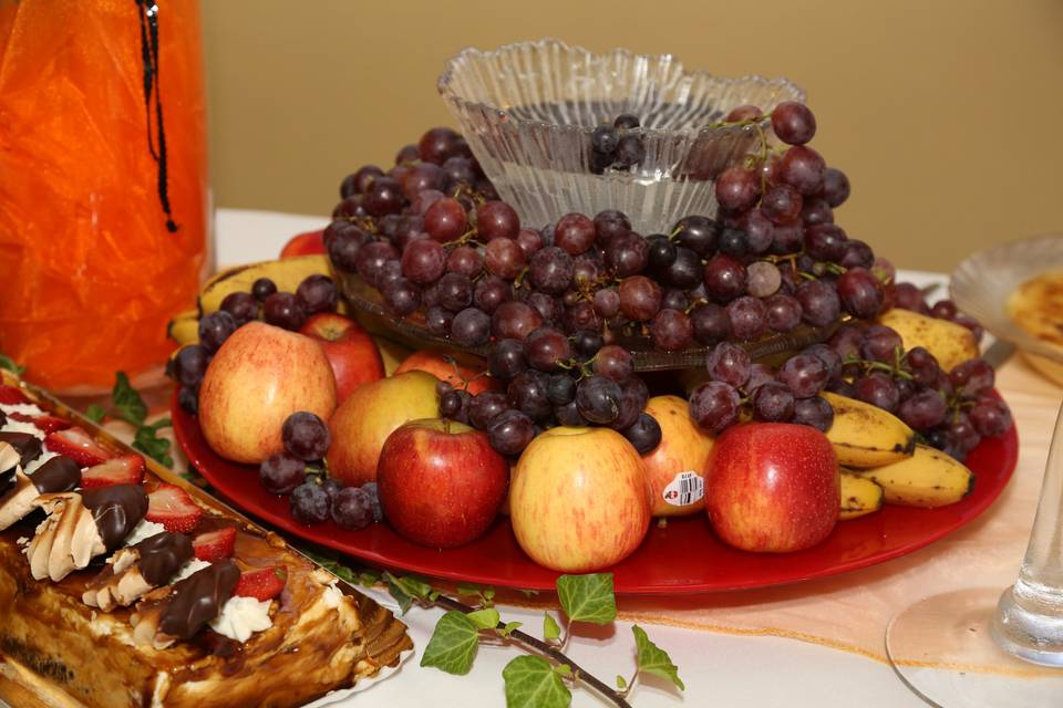 Mesa de doces & frutas