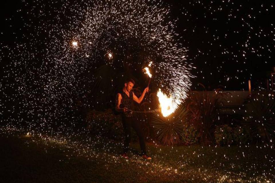 Performance de fogo