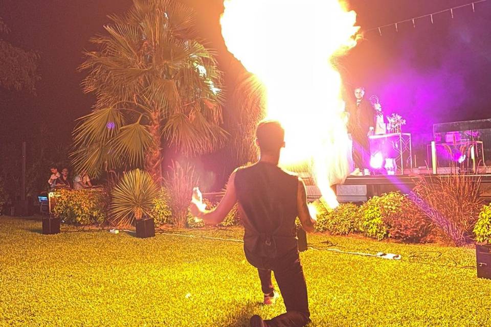 Performance de fogo