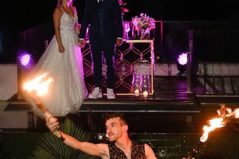 Performance de fogo