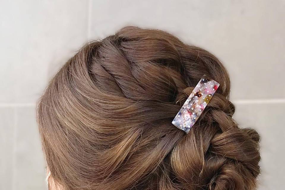 Penteado e maquilhagem