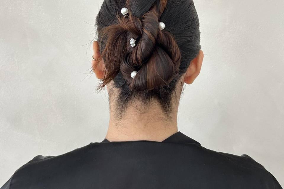Penteado de evento