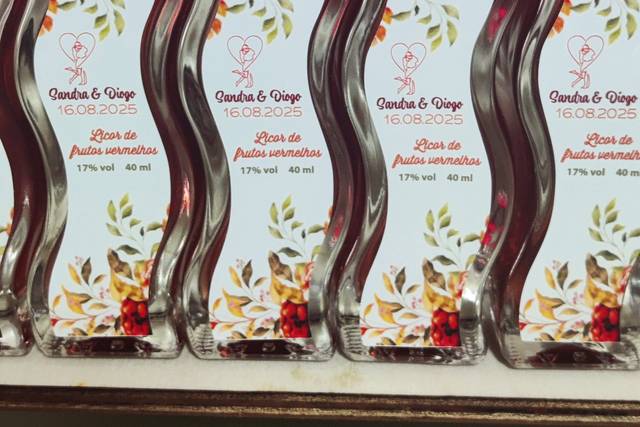 Garrafa 40ml personalizada