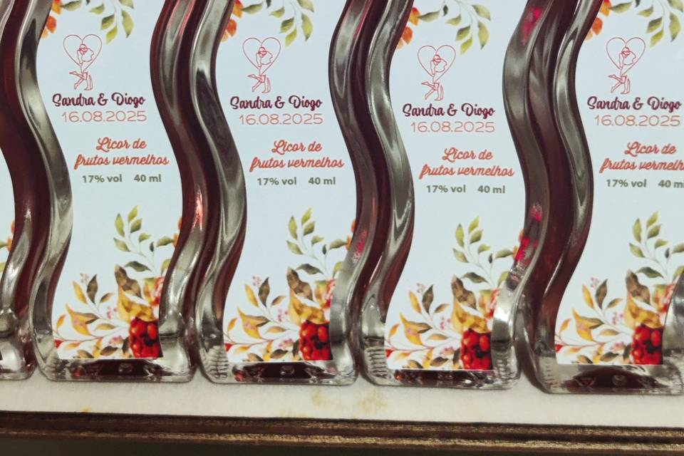 Garrafa 40ml personalizada