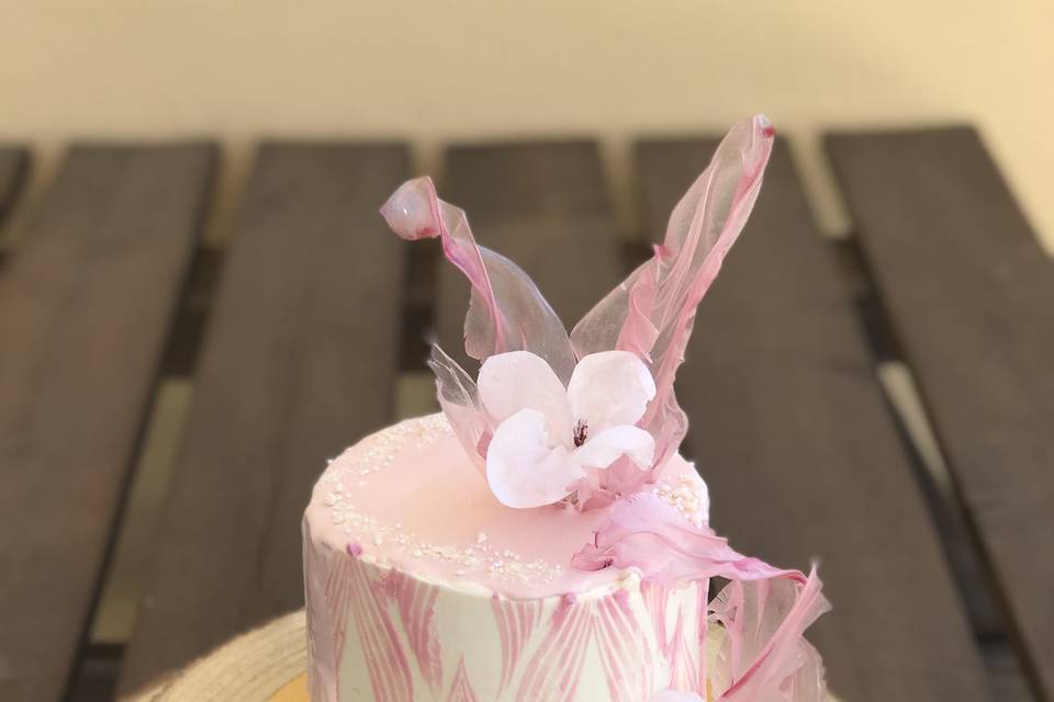Pink cake 6