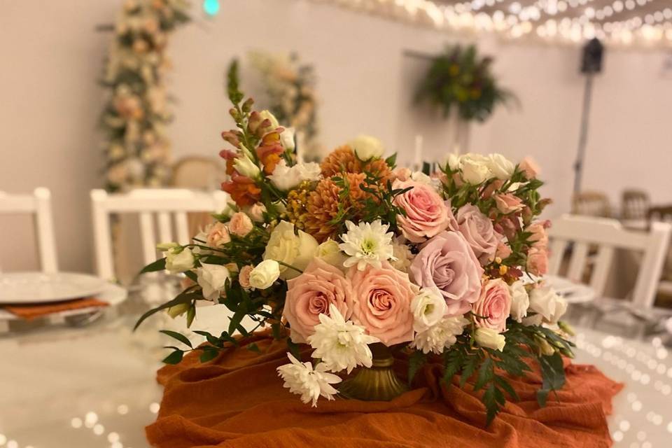 Decoração casamento rosa velho