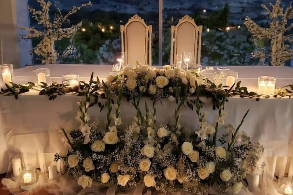 Decoração floral moderna