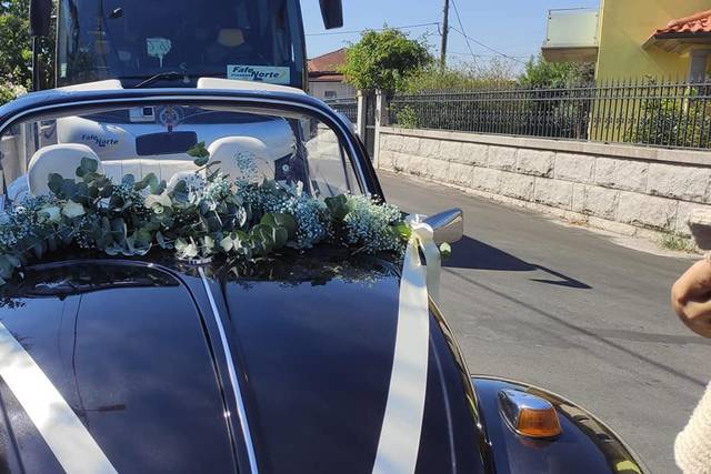 Decoração de carros de Noivos