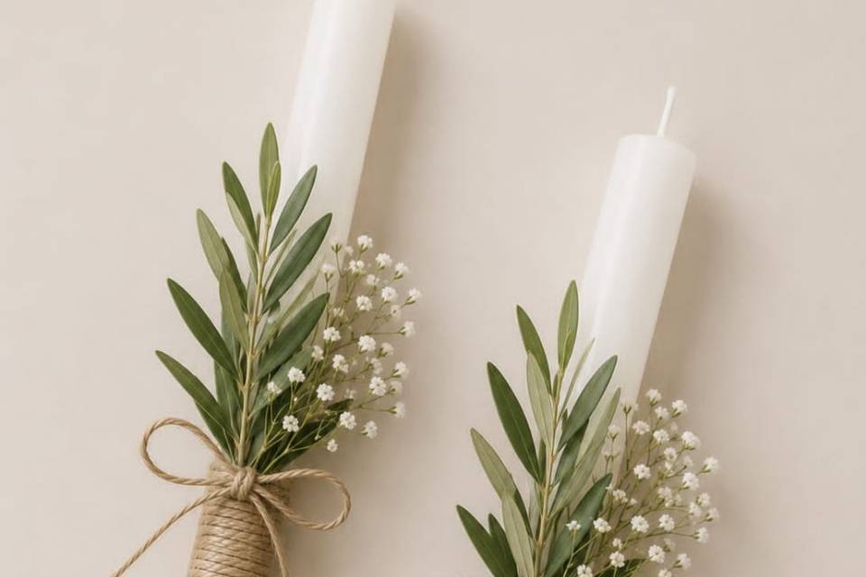Velas de batizado