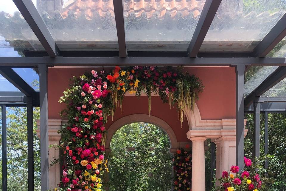 Entrance Floral Installation