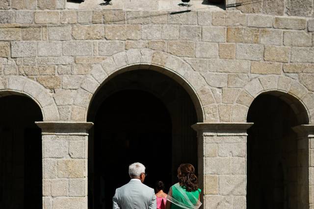 Entrada na cerimónia