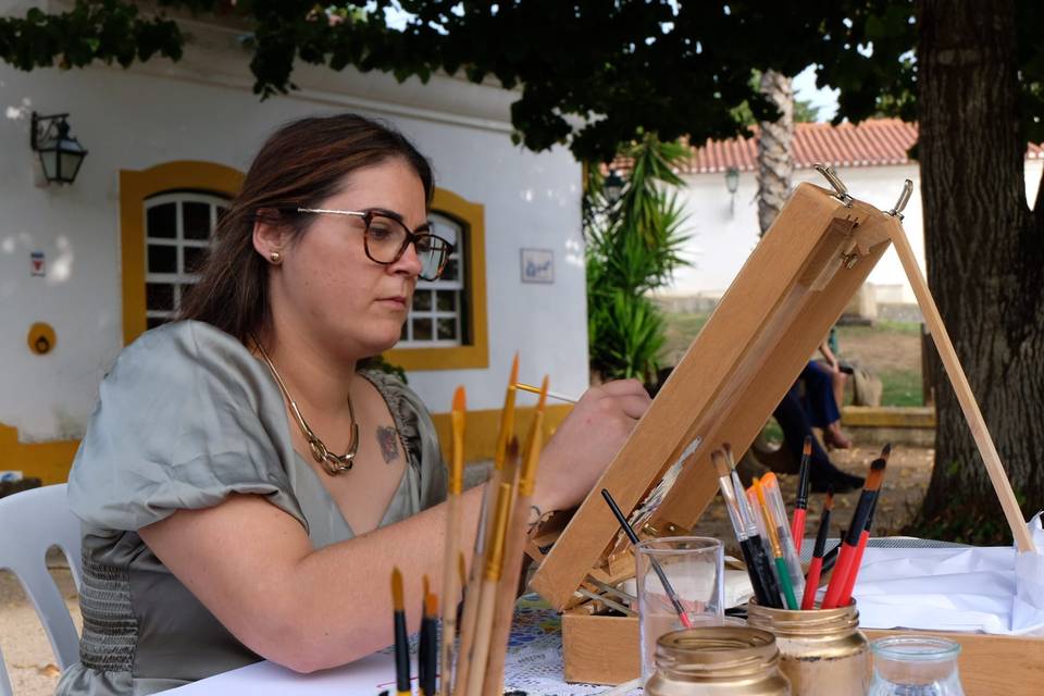 A Joana, artista e fundadora