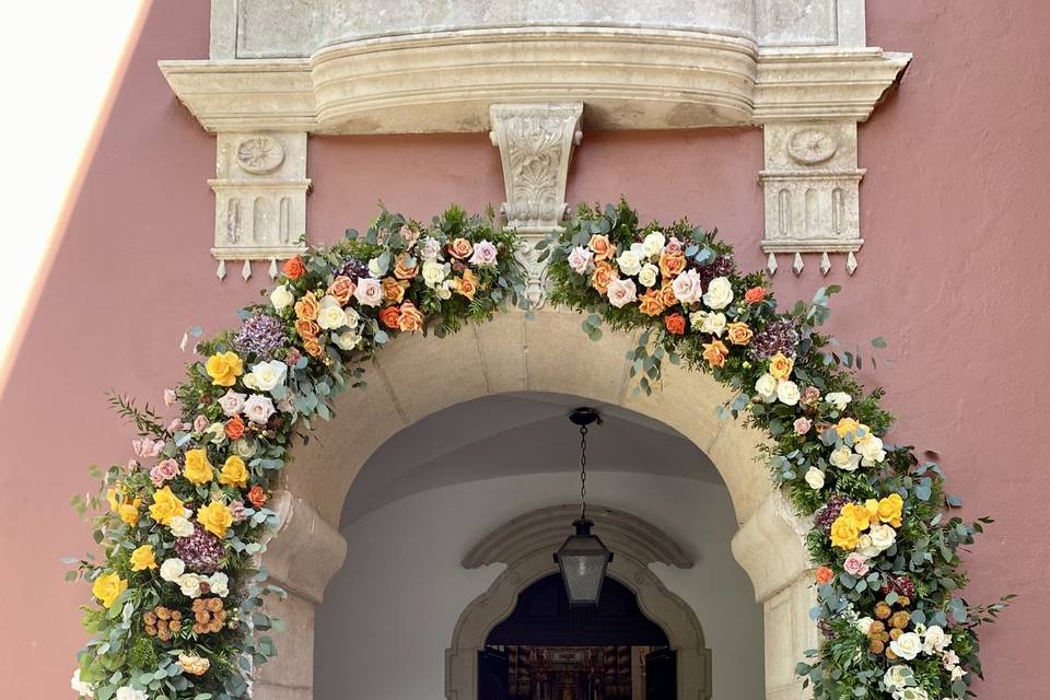 Arco casamento de Igreja