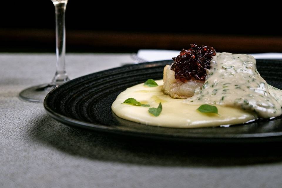 Bacalhau à “cangalho”