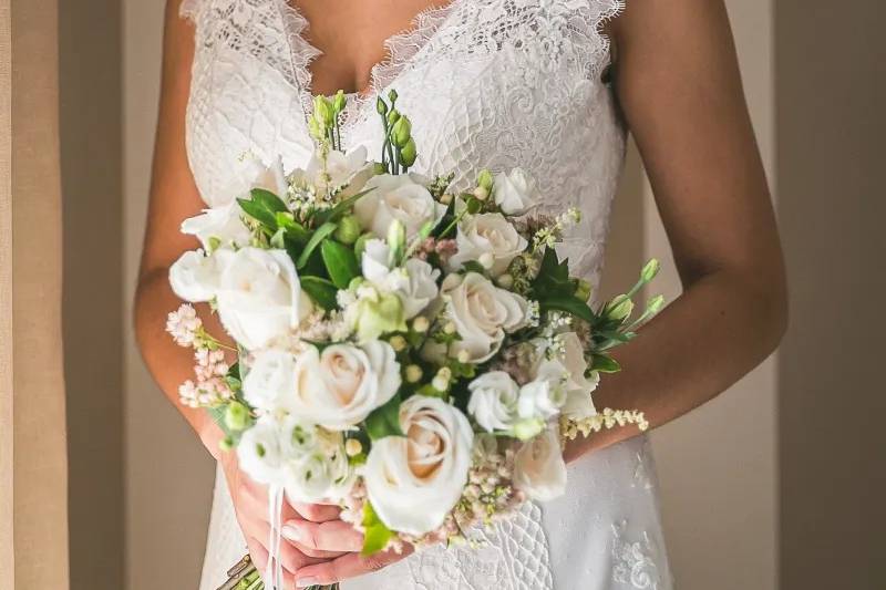 Noiva com bouquet
