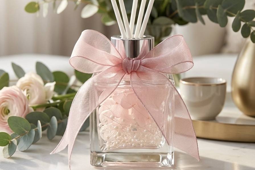 Mikado com flor preservada