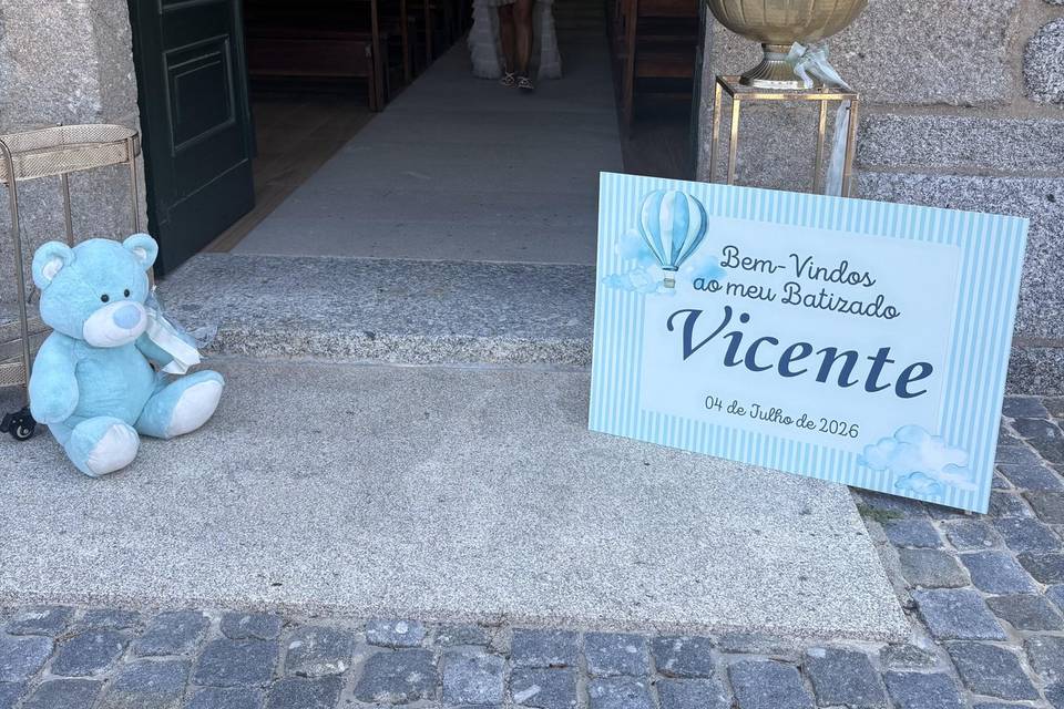 Placar para boas-vindas
