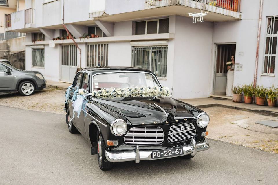 Volvo 122s casamento