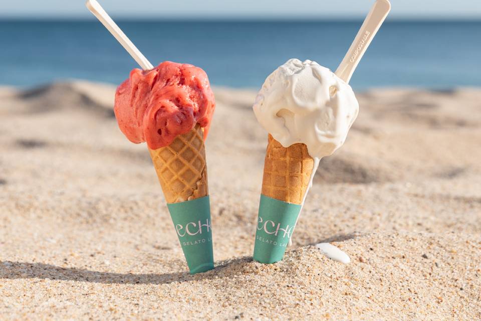 'Gelato' italiano em Sesimbra