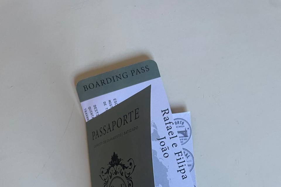 Modelo Convite Passaporte