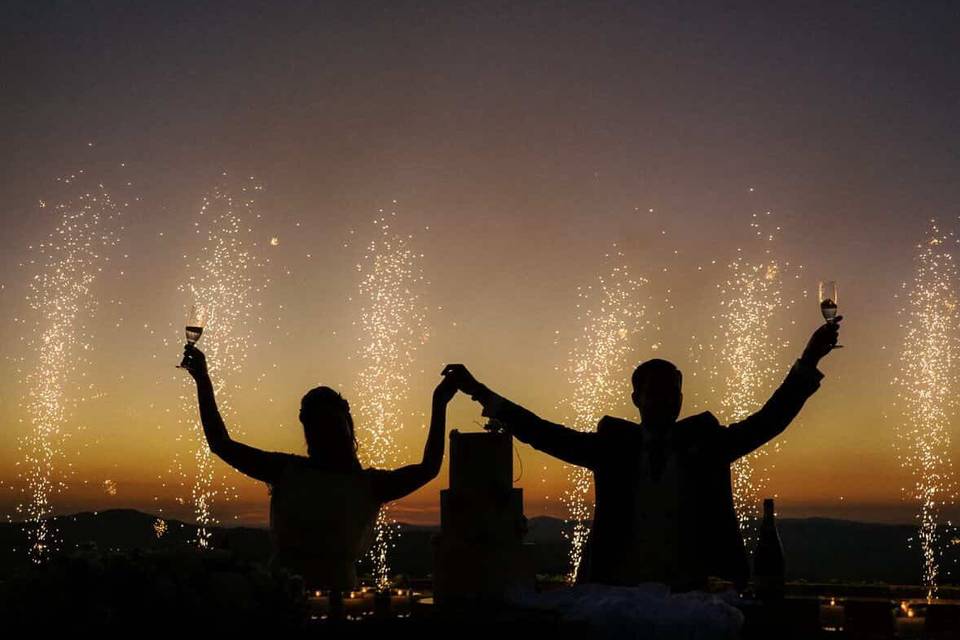 Pôr do sol no Corte do bolo