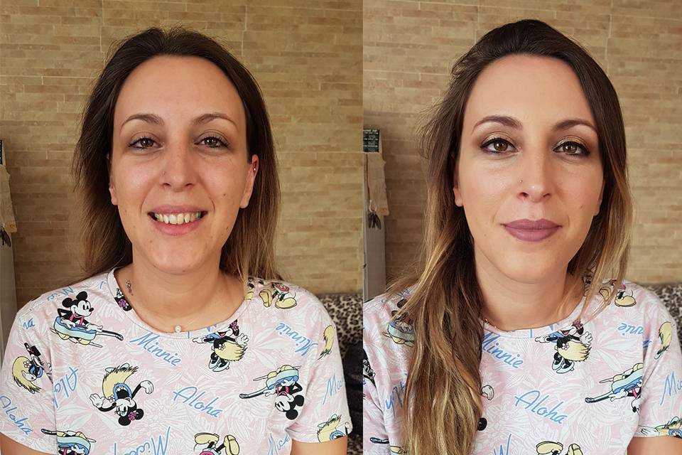 Antes & Depois - makeup social