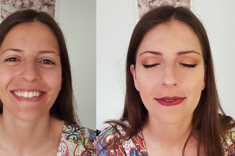 Antes e depois - festa