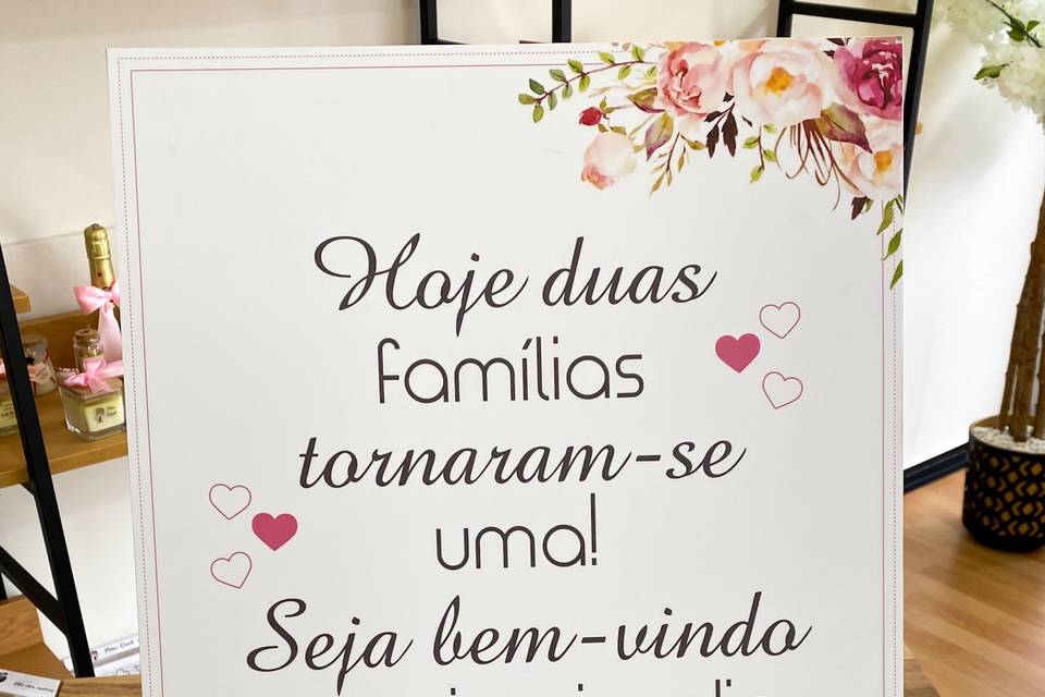 Placa para a Igreja