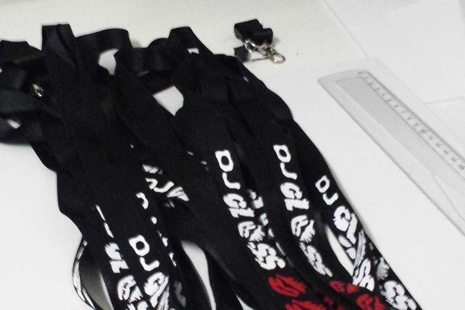 Fita de pescoço personalizada