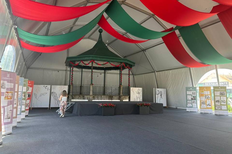 Decoração com tecidos