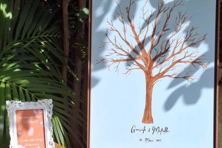 Quadro memória convidados M+G