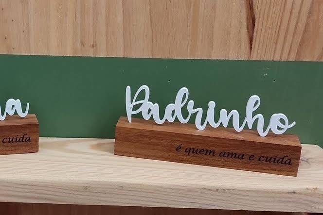 Lembrança para Padrinhos