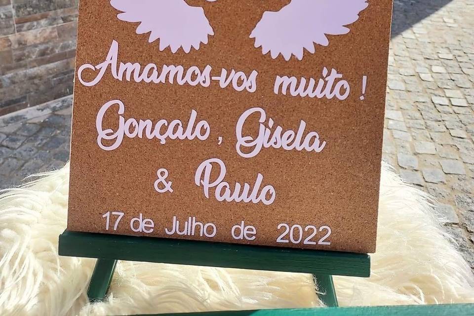 Quadro de homenagem
