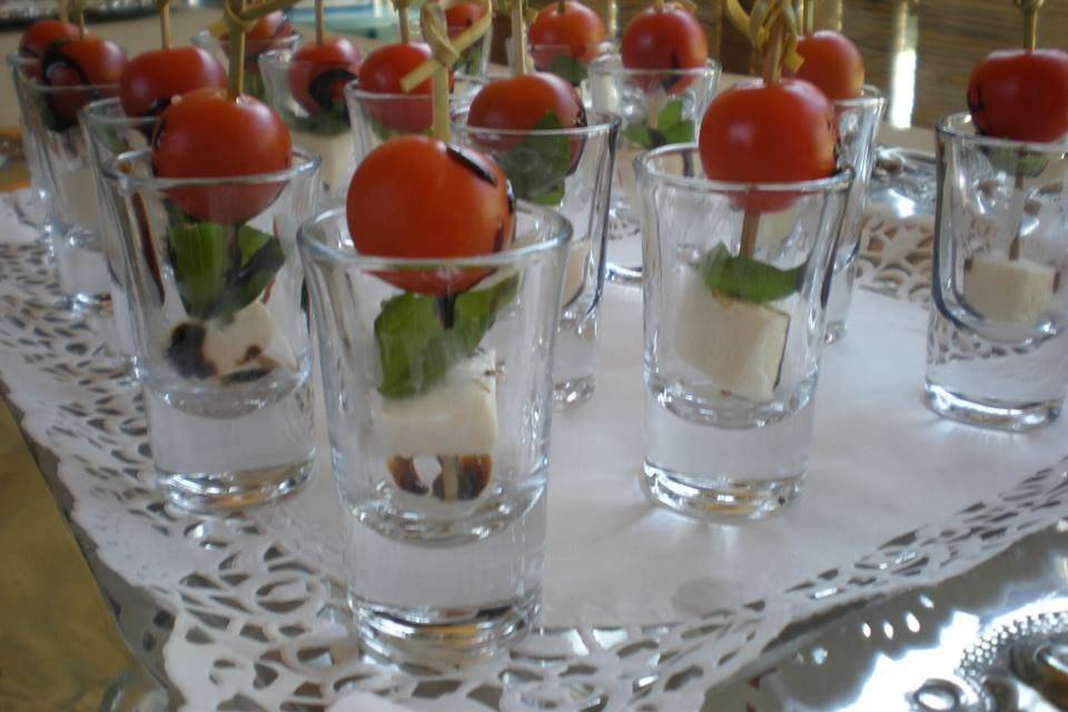Espetadas de tomate cherry