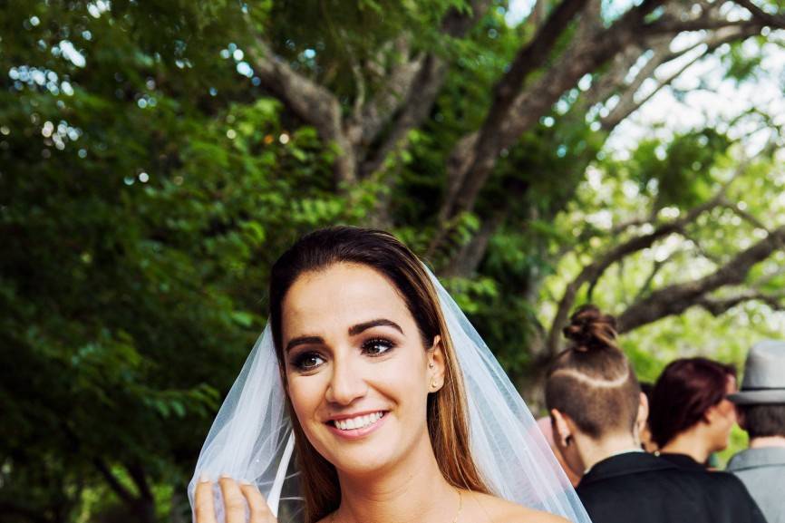 Ana no seu casamento