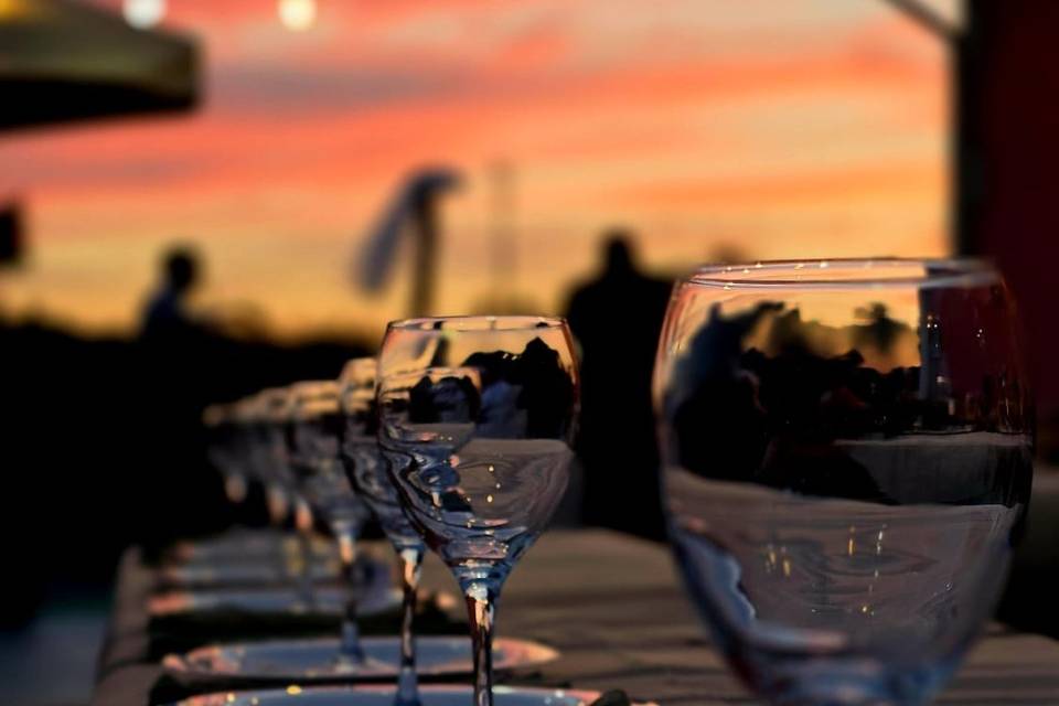 Jantar no terraço
