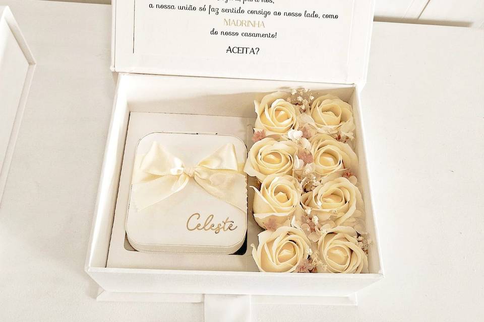 Caixa Padrinhos de Casamento