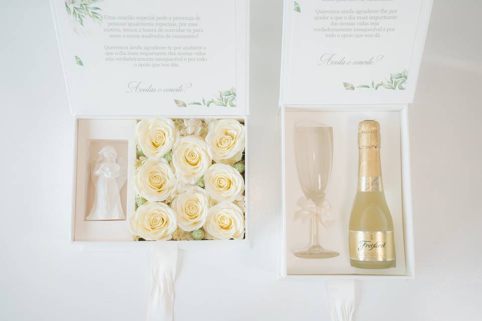 Caixa Padrinhos de Casamento