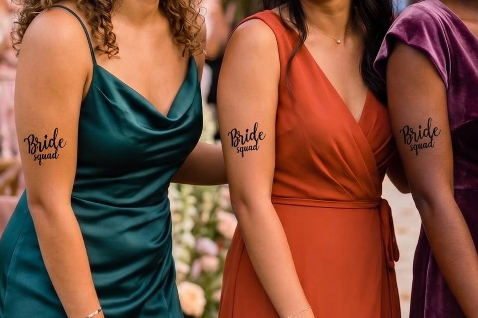 Temporary tattoo station