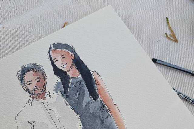 Live sketching
