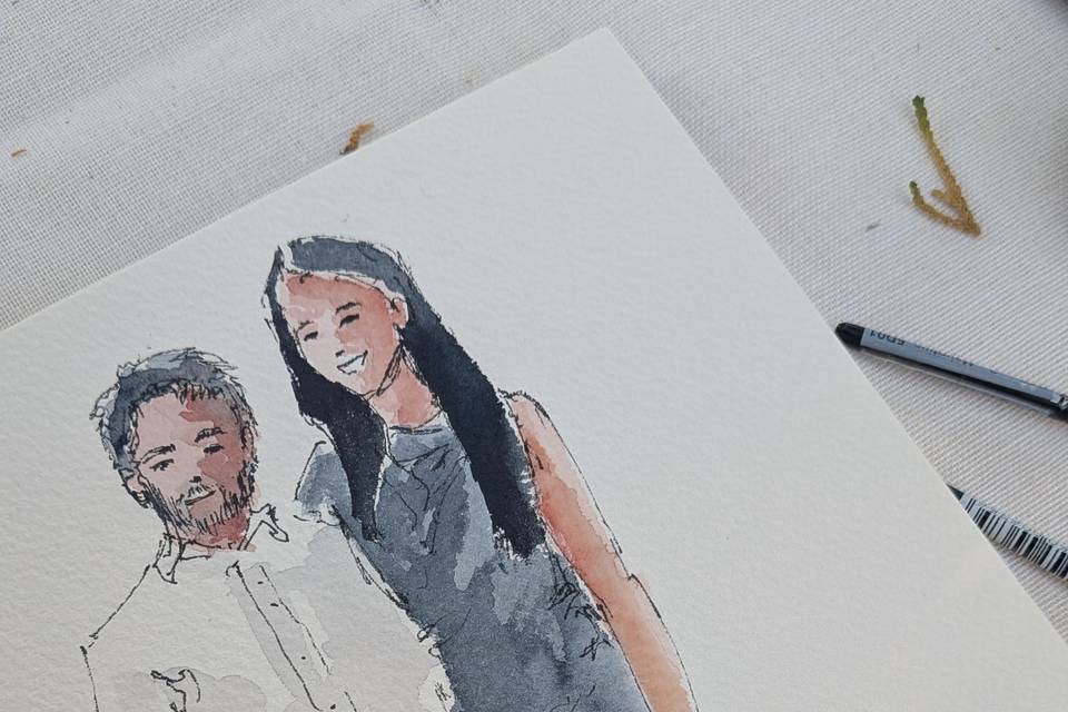 Live sketching