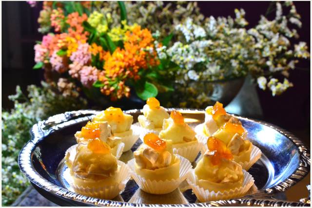 Canapés brigadeiros salgados