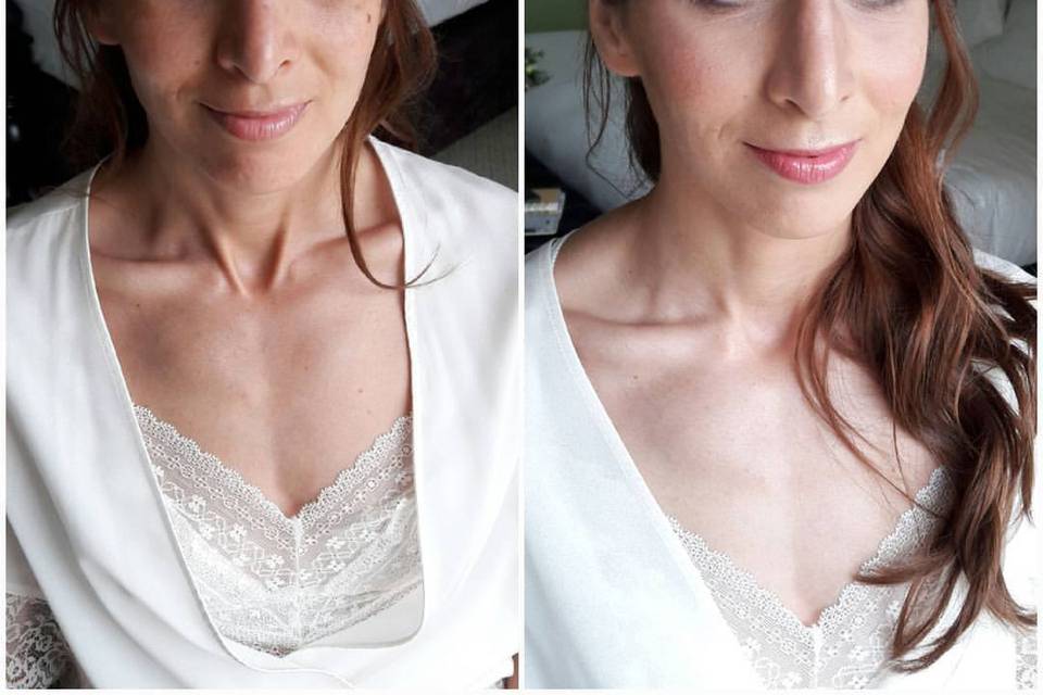 Antes e Depois da Noiva Diana