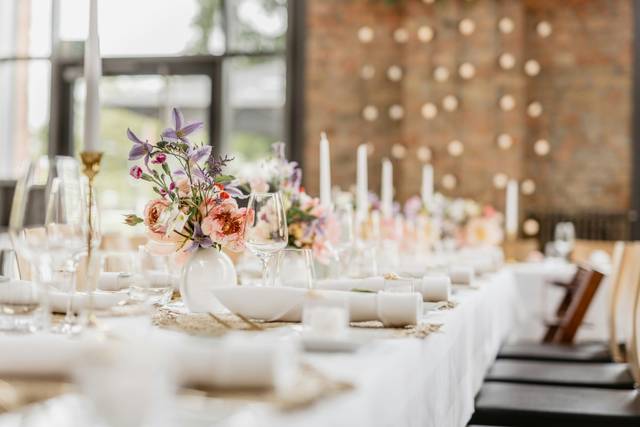 Decoração de mesa.