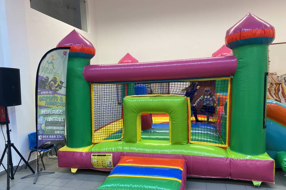 Animação com Insuflável