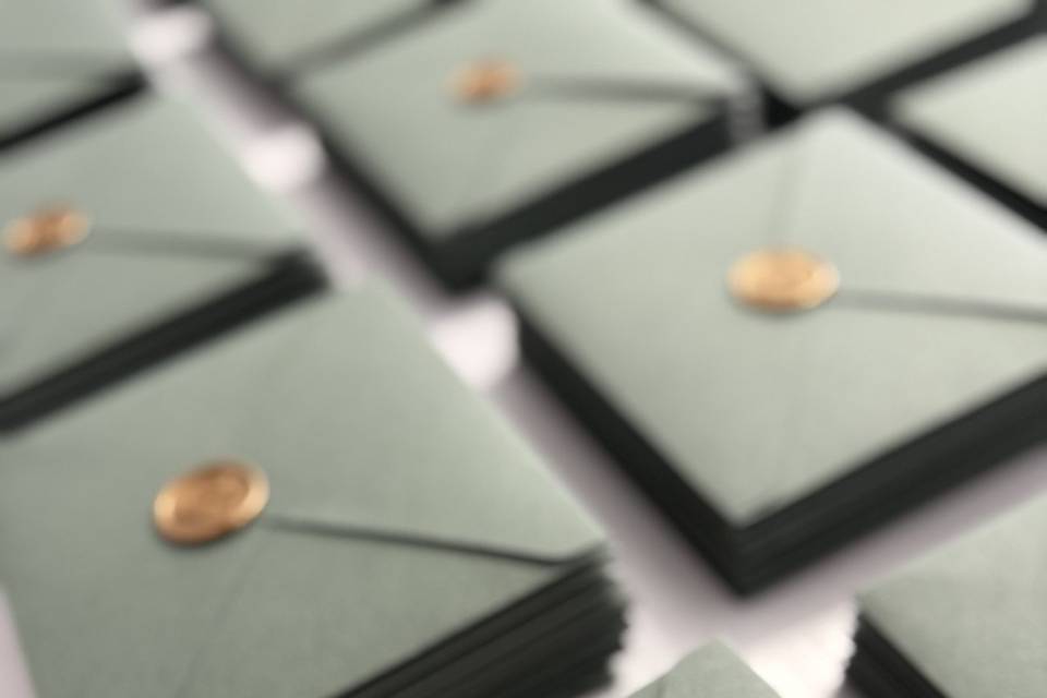 Envelopes feitos à mão